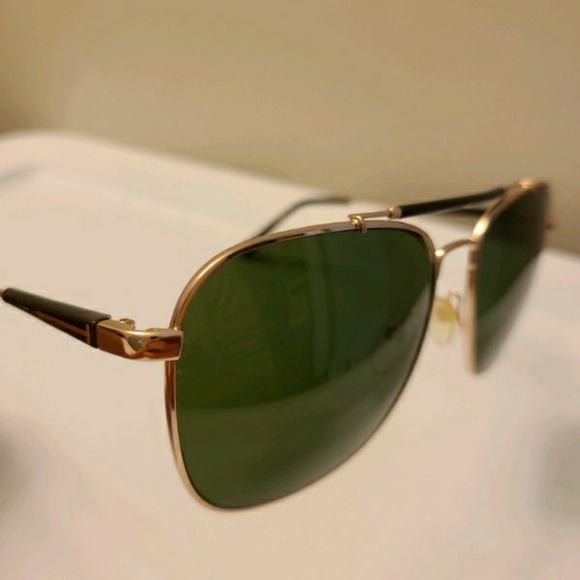 TOM FORD TF 377 28R EDWARD GOLD SUNGLASSES W/CASE - Picture 6 of 7